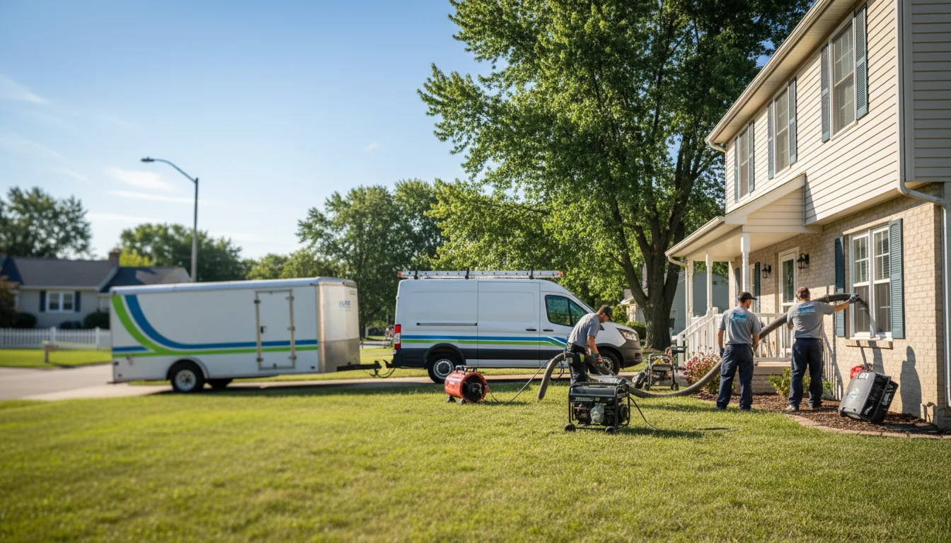 Flooded Basement Restoration And Cleanup With Repair in Clifton, IL near me